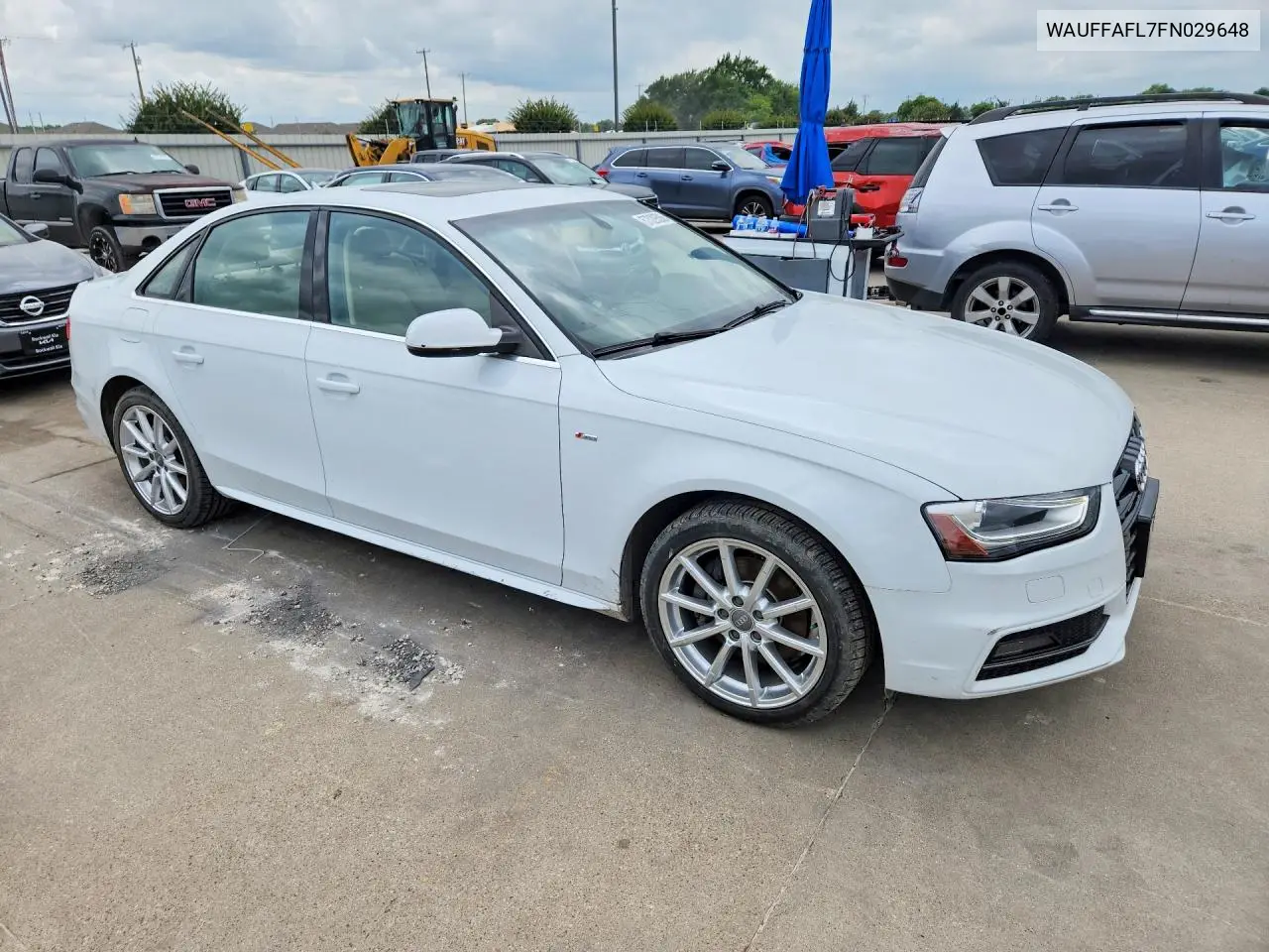 2015 Audi A4 Premium Plus VIN: WAUFFAFL7FN029648 Lot: 57029586
