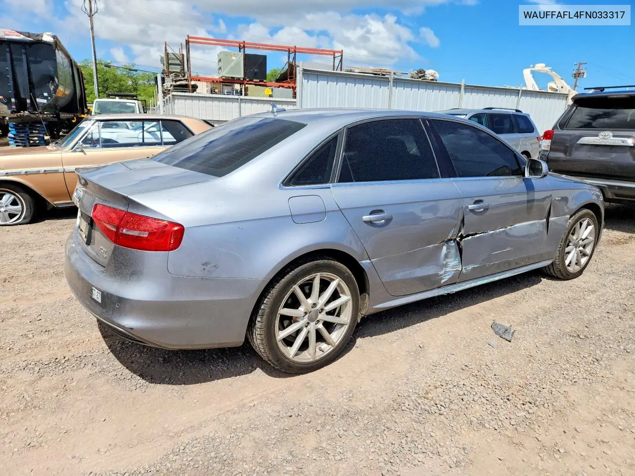 2015 Audi A4 Premium Plus VIN: WAUFFAFL4FN033317 Lot: 60898966