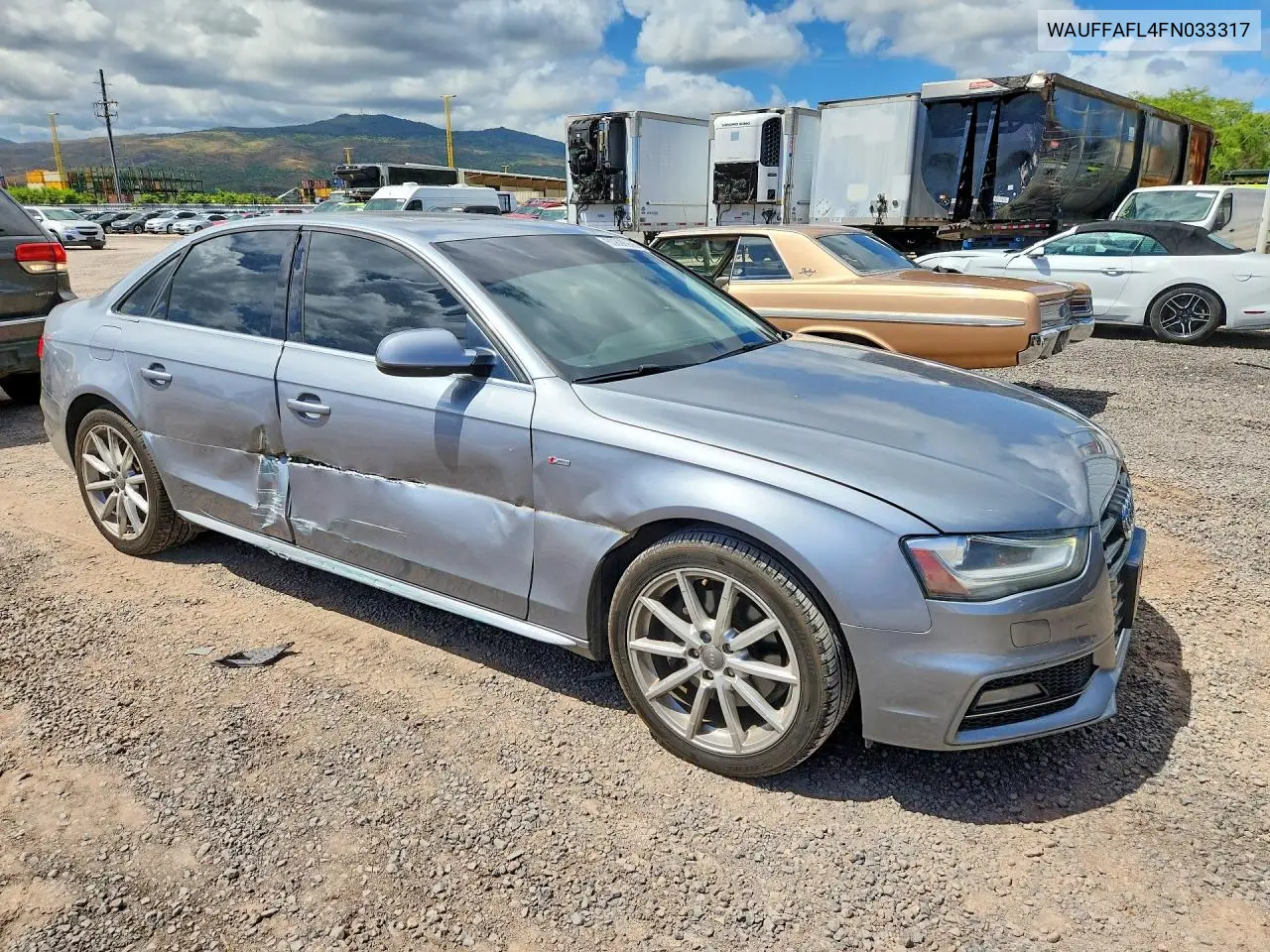 2015 Audi A4 Premium Plus VIN: WAUFFAFL4FN033317 Lot: 60898966