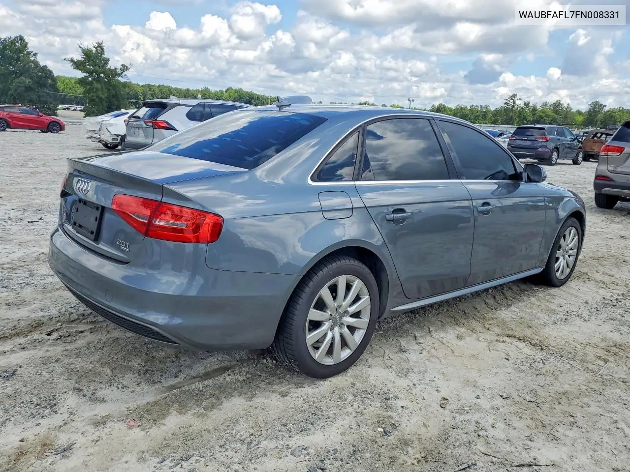 2015 Audi A4 Premium VIN: WAUBFAFL7FN008331 Lot: 61087666