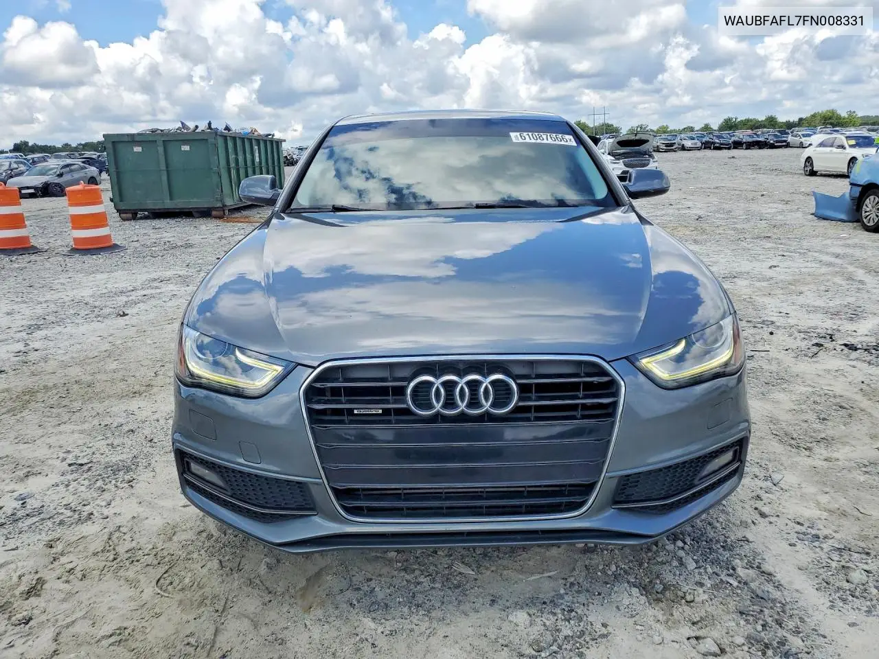 2015 Audi A4 Premium VIN: WAUBFAFL7FN008331 Lot: 61087666