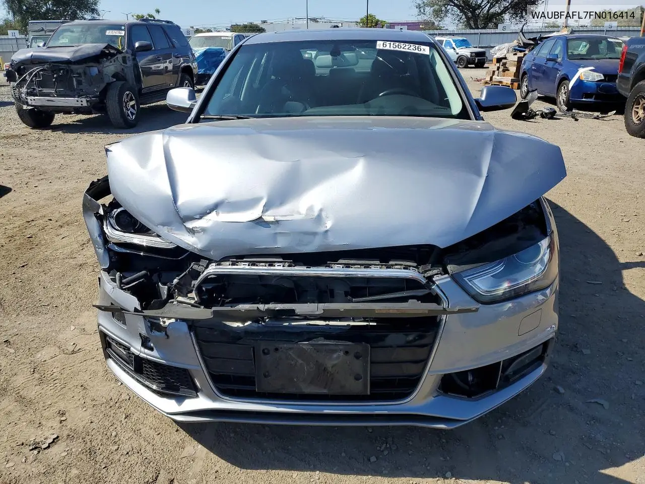 2015 Audi A4 Premium VIN: WAUBFAFL7FN016414 Lot: 61562236