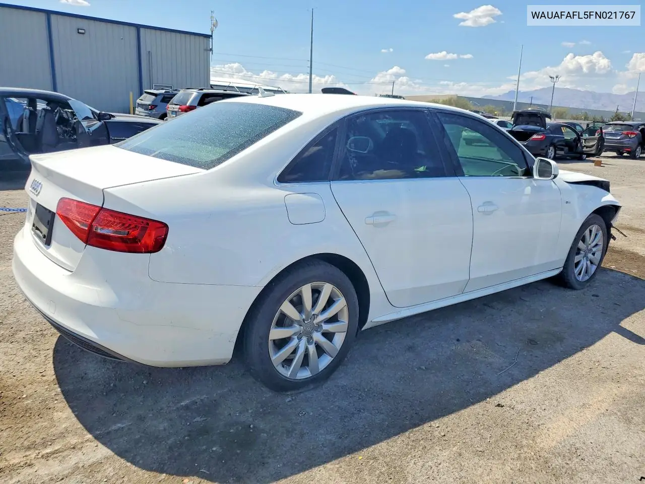 2015 Audi A4 Premium VIN: WAUAFAFL5FN021767 Lot: 61564736