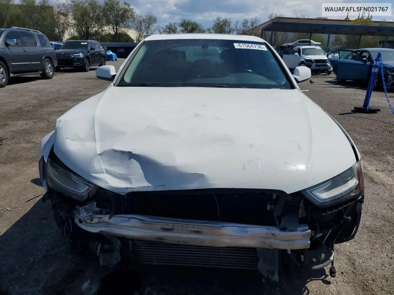 2015 Audi A4 Premium VIN: WAUAFAFL5FN021767 Lot: 61564736
