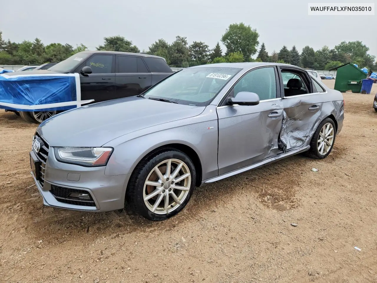 2015 Audi A4 Premium Plus VIN: WAUFFAFLXFN035010 Lot: 61910296