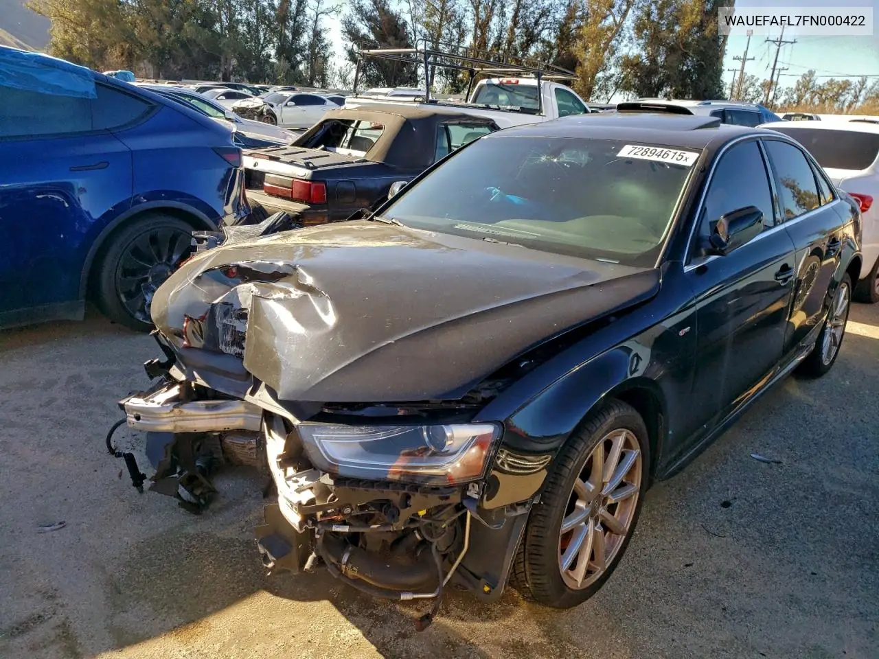 WAUEFAFL7FN000422 2015 Audi A4 Premium Plus