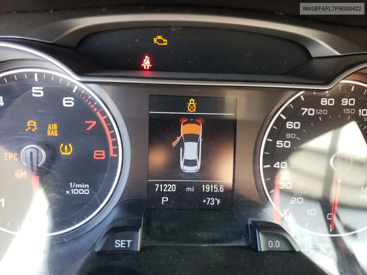 WAUEFAFL7FN000422 2015 Audi A4 Premium Plus