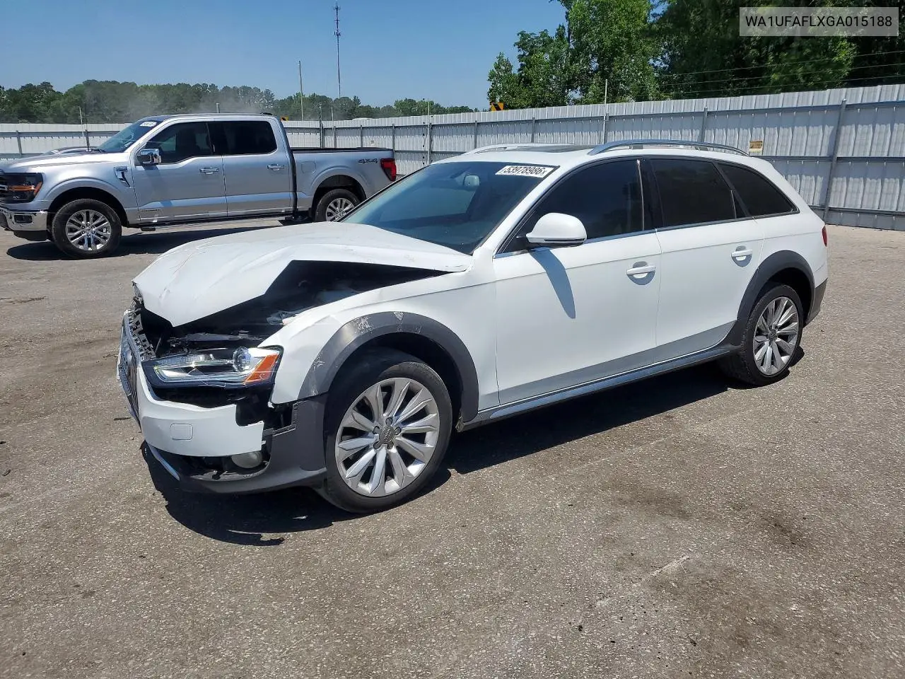 2016 Audi A4 Allroad Premium Plus VIN: WA1UFAFLXGA015188 Lot: 53978986
