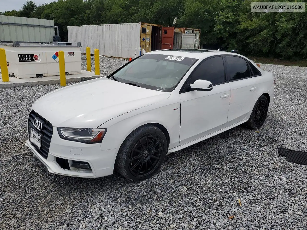 2016 Audi A4 Premium S-Line VIN: WAUBFAFL2GN015530 Lot: 60797256