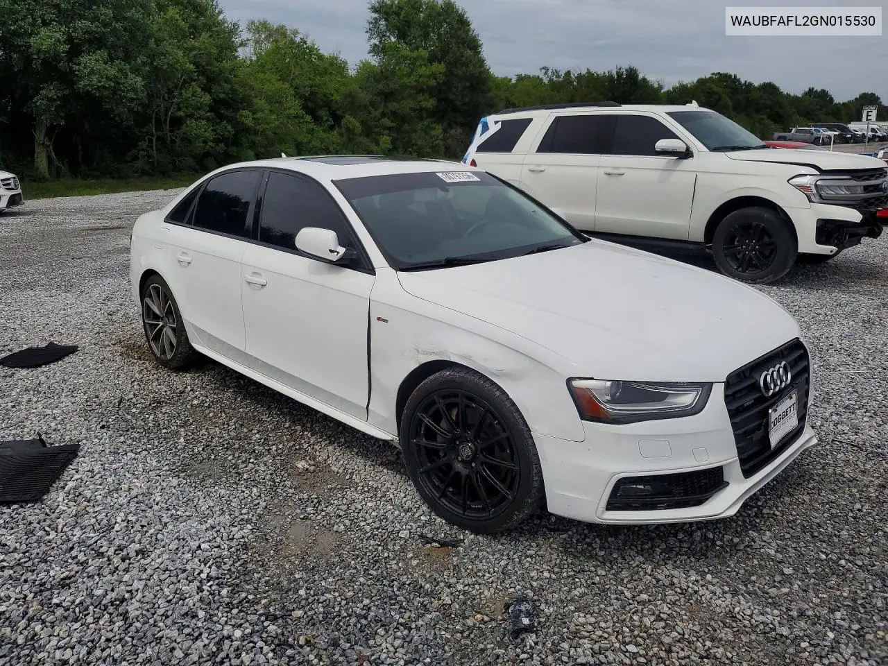 2016 Audi A4 Premium S-Line VIN: WAUBFAFL2GN015530 Lot: 60797256