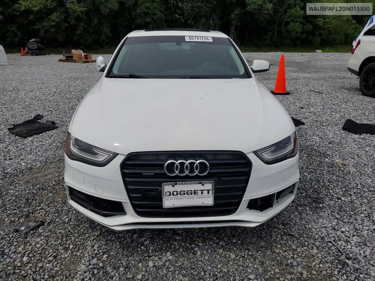 2016 Audi A4 Premium S-Line VIN: WAUBFAFL2GN015530 Lot: 60797256