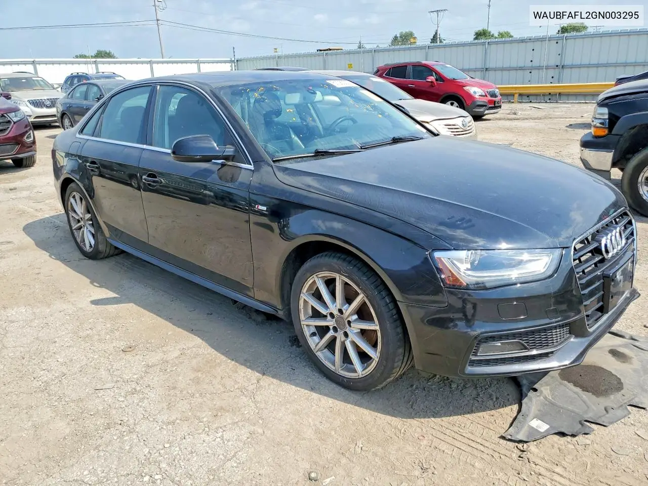 2016 Audi A4 Premium S-Line VIN: WAUBFAFL2GN003295 Lot: 61083326