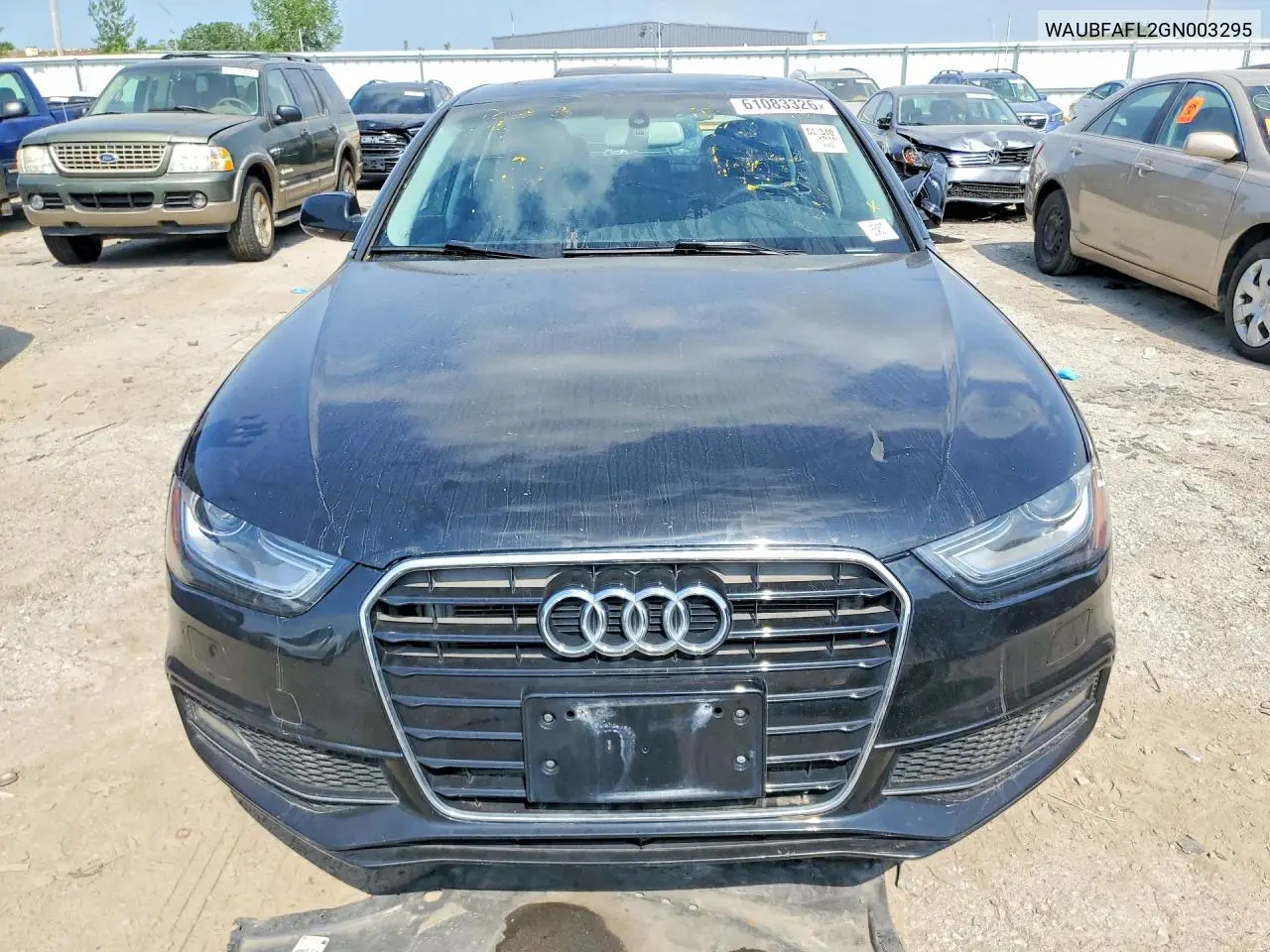 2016 Audi A4 Premium S-Line VIN: WAUBFAFL2GN003295 Lot: 61083326