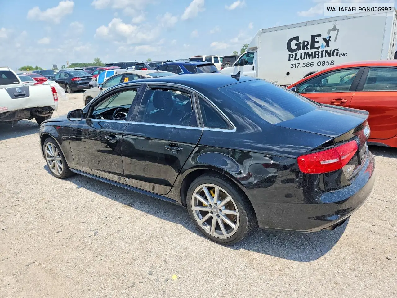 2016 Audi A4 Premium S-Line VIN: WAUAFAFL9GN005993 Lot: 61949336