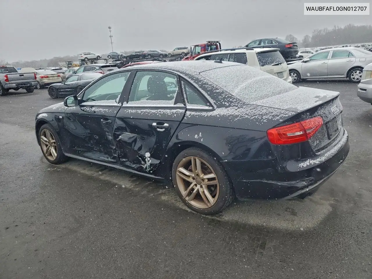 WAUBFAFL0GN012707 2016 Audi A4 Premium S-Line
