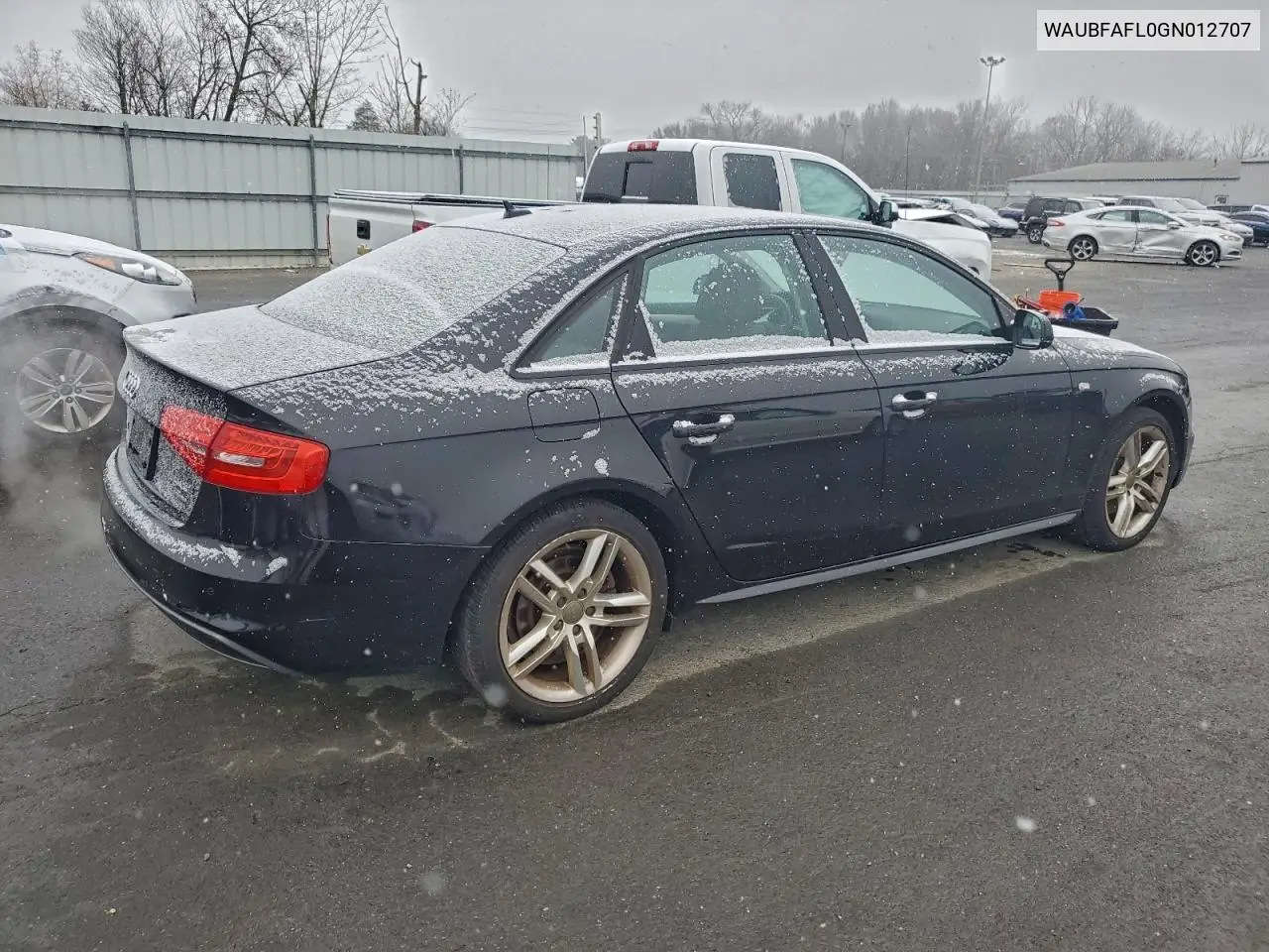 WAUBFAFL0GN012707 2016 Audi A4 Premium S-Line