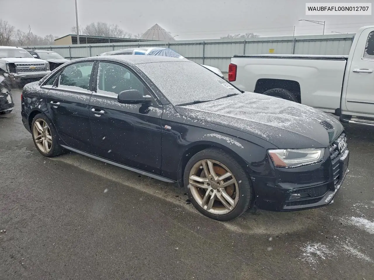 WAUBFAFL0GN012707 2016 Audi A4 Premium S-Line