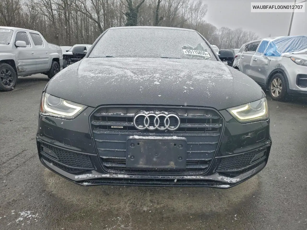 WAUBFAFL0GN012707 2016 Audi A4 Premium S-Line