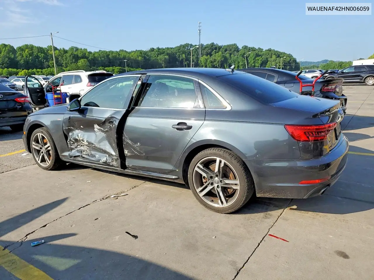 2017 Audi A4 Premium Plus VIN: WAUENAF42HN006059 Lot: 56575166