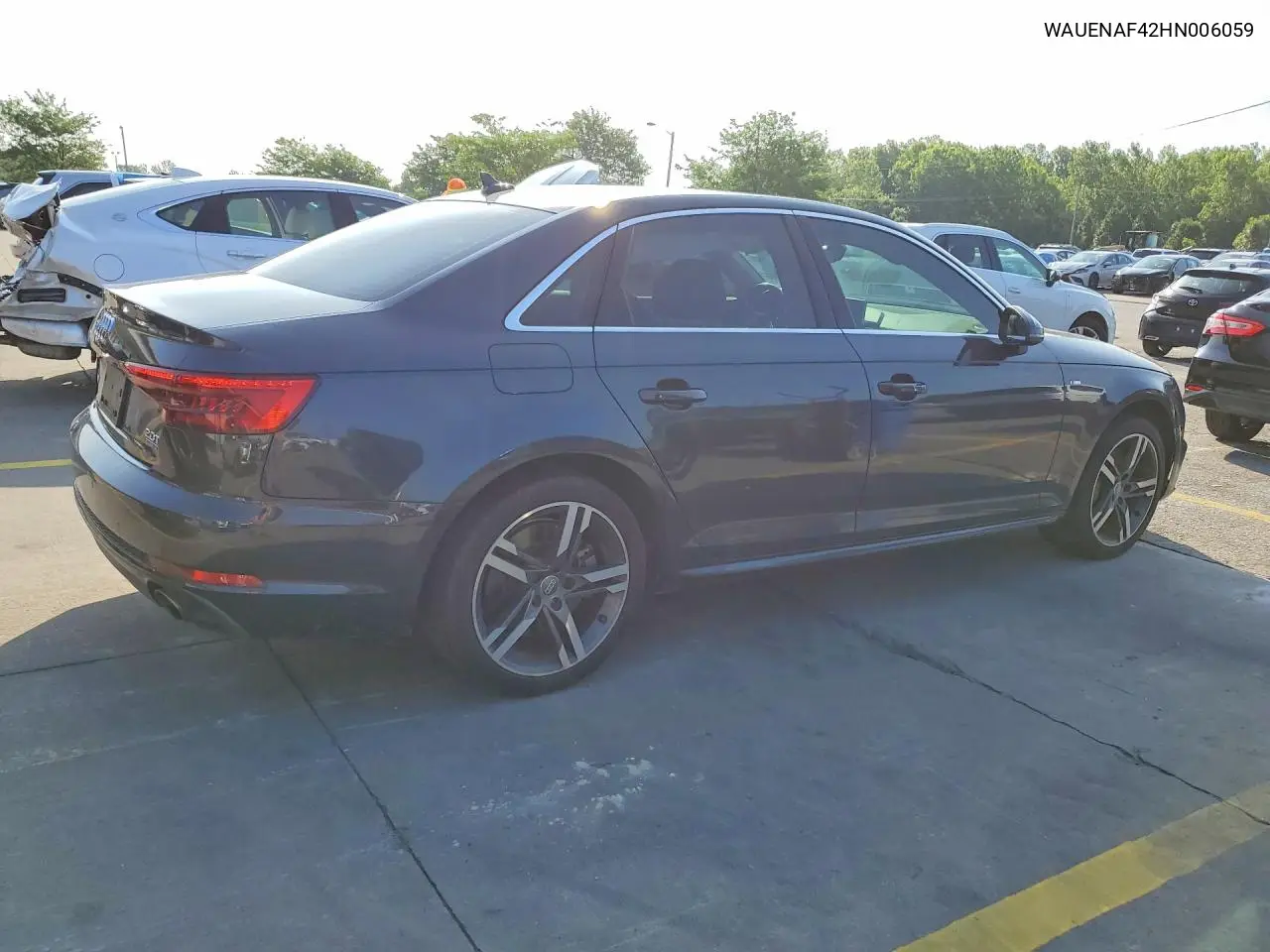 2017 Audi A4 Premium Plus VIN: WAUENAF42HN006059 Lot: 56575166