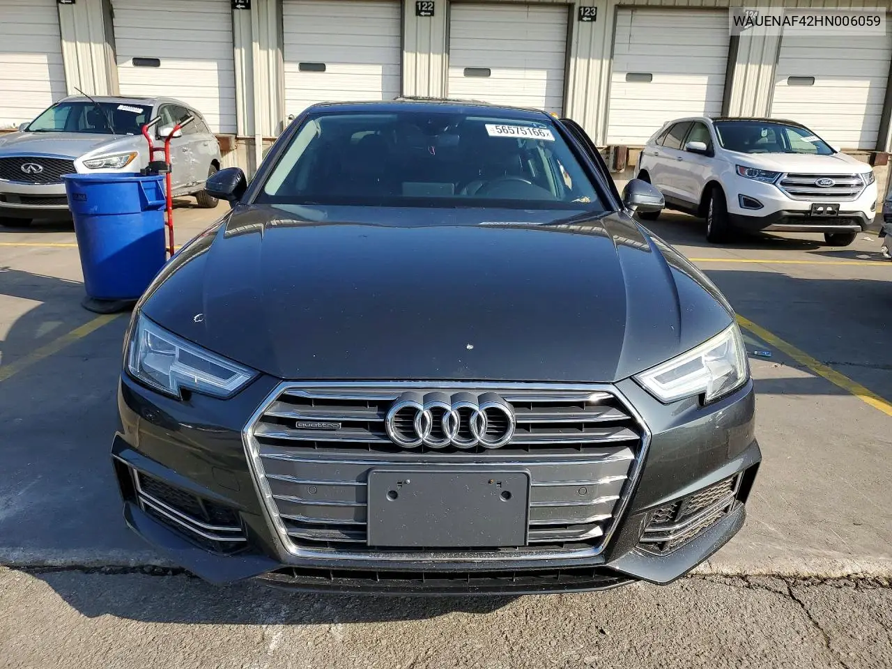 2017 Audi A4 Premium Plus VIN: WAUENAF42HN006059 Lot: 56575166