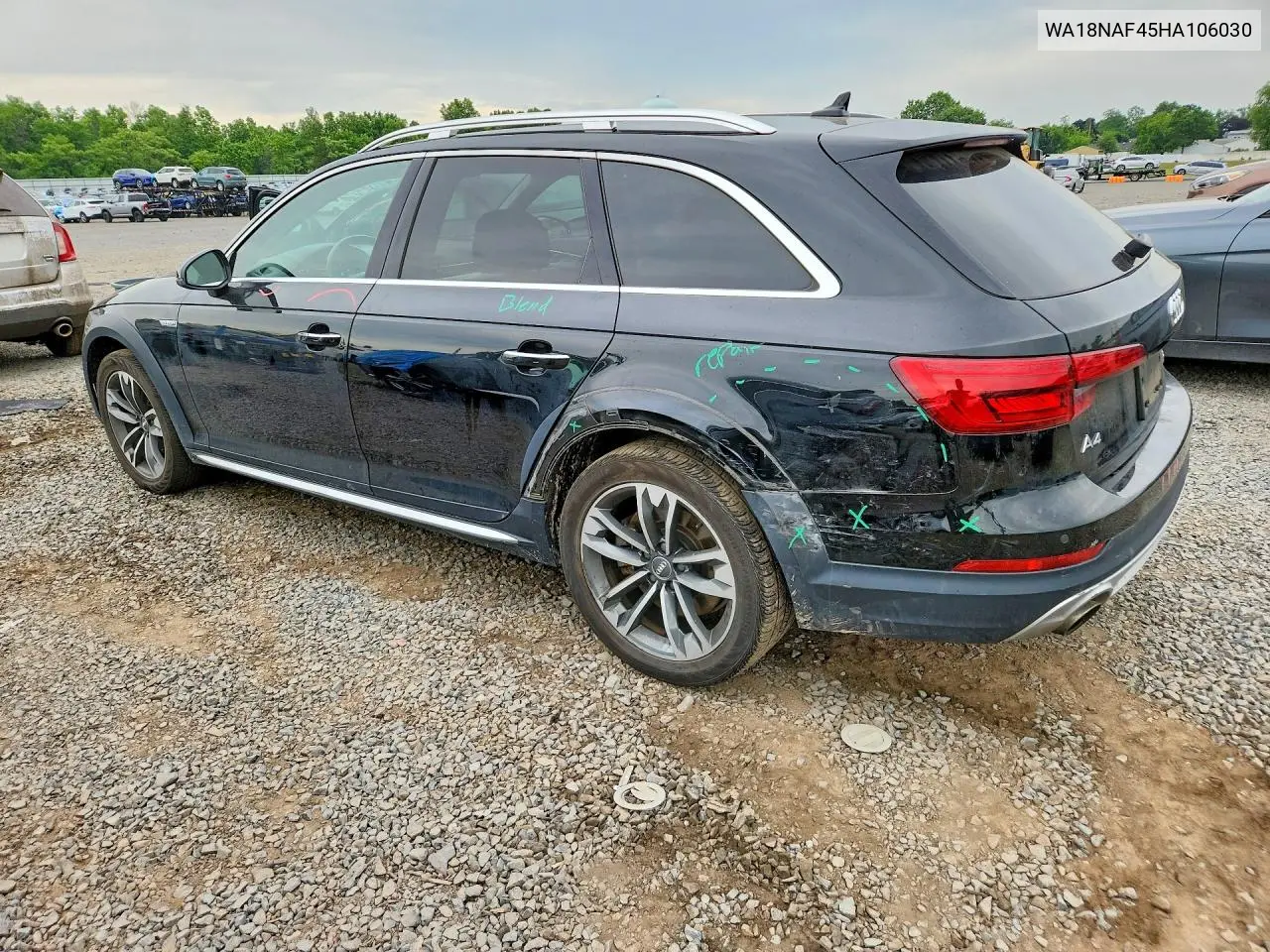2017 Audi A4 Allroad Premium Plus VIN: WA18NAF45HA106030 Lot: 57264116