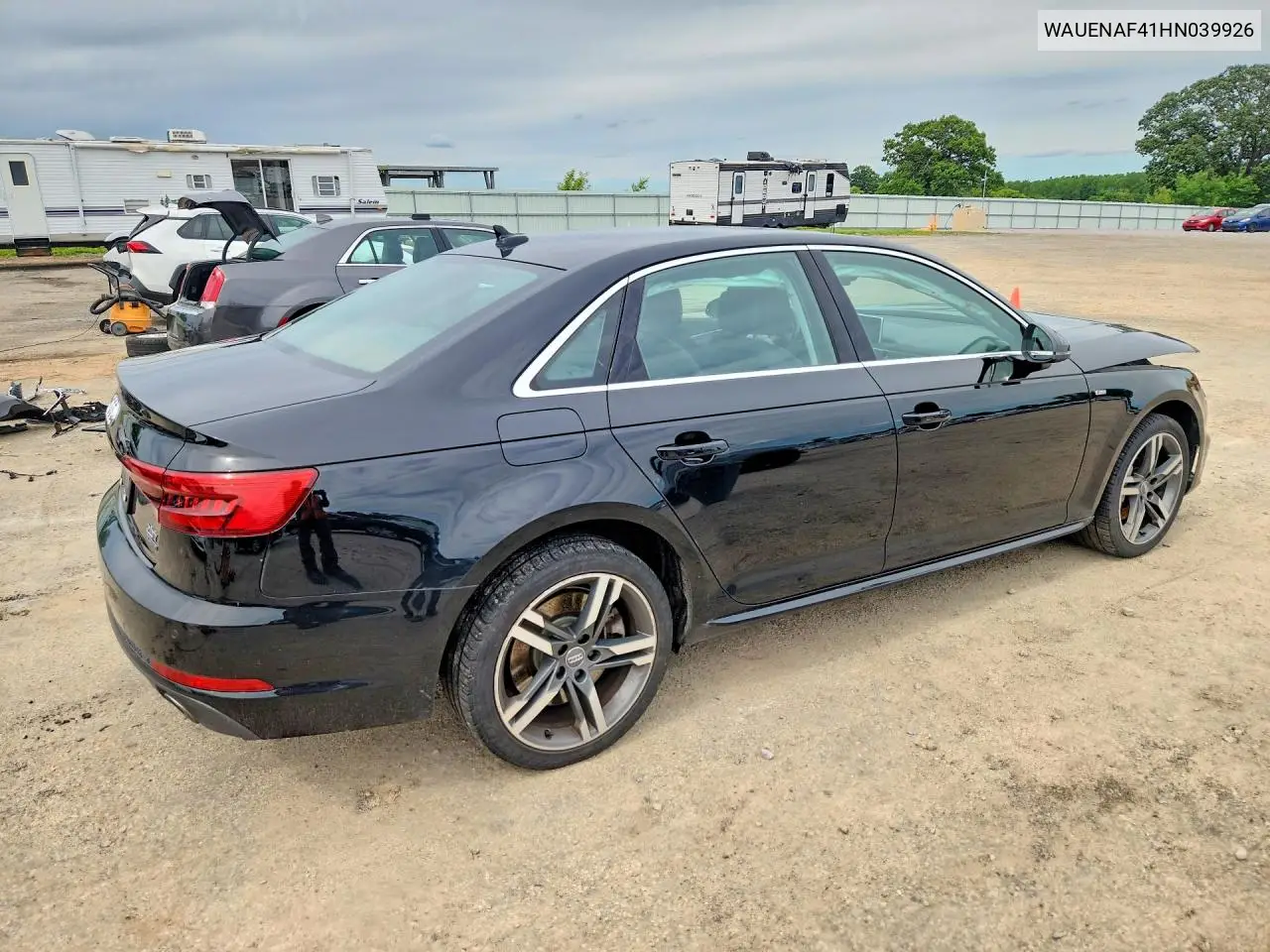 2017 Audi A4 Premium Plus VIN: WAUENAF41HN039926 Lot: 58195446