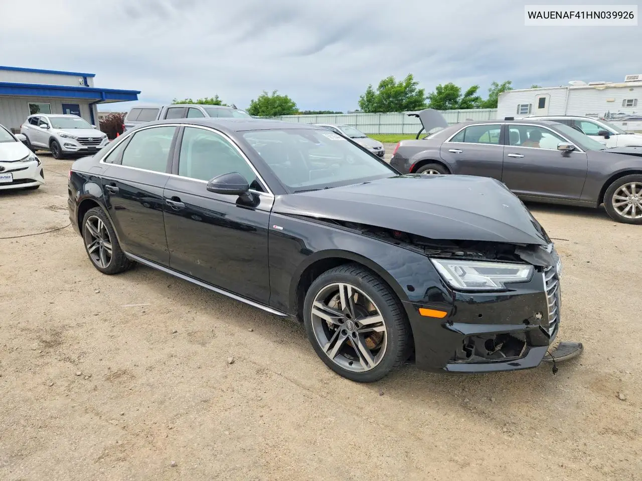 2017 Audi A4 Premium Plus VIN: WAUENAF41HN039926 Lot: 58195446
