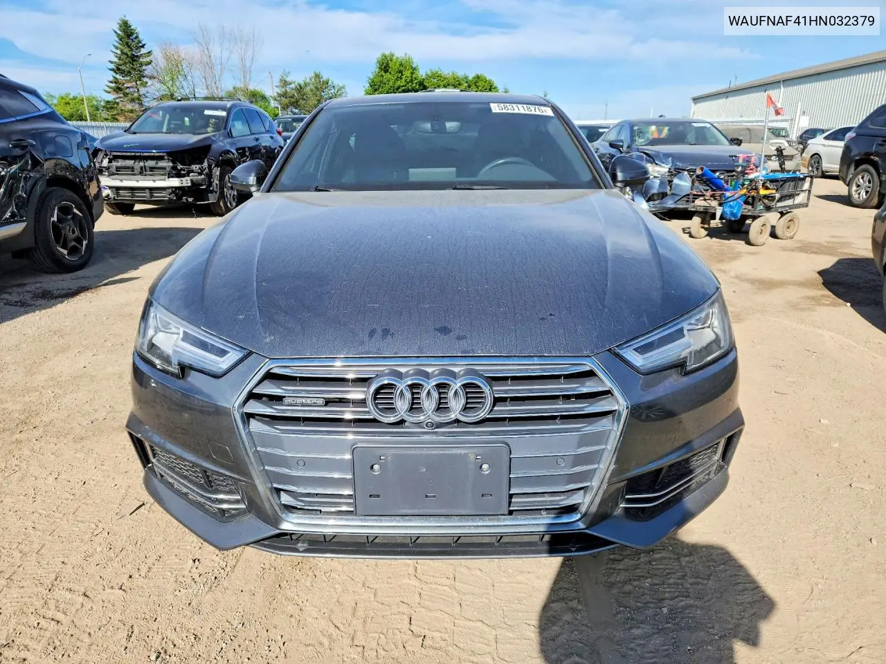 2017 Audi A4 Prestige VIN: WAUFNAF41HN032379 Lot: 58311876