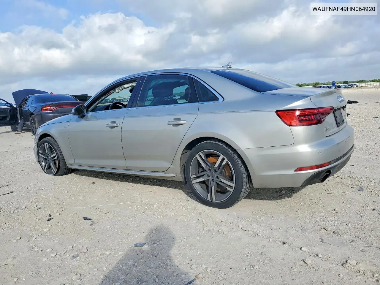 2017 Audi A4 Prestige VIN: WAUFNAF49HN064920 Lot: 58383256
