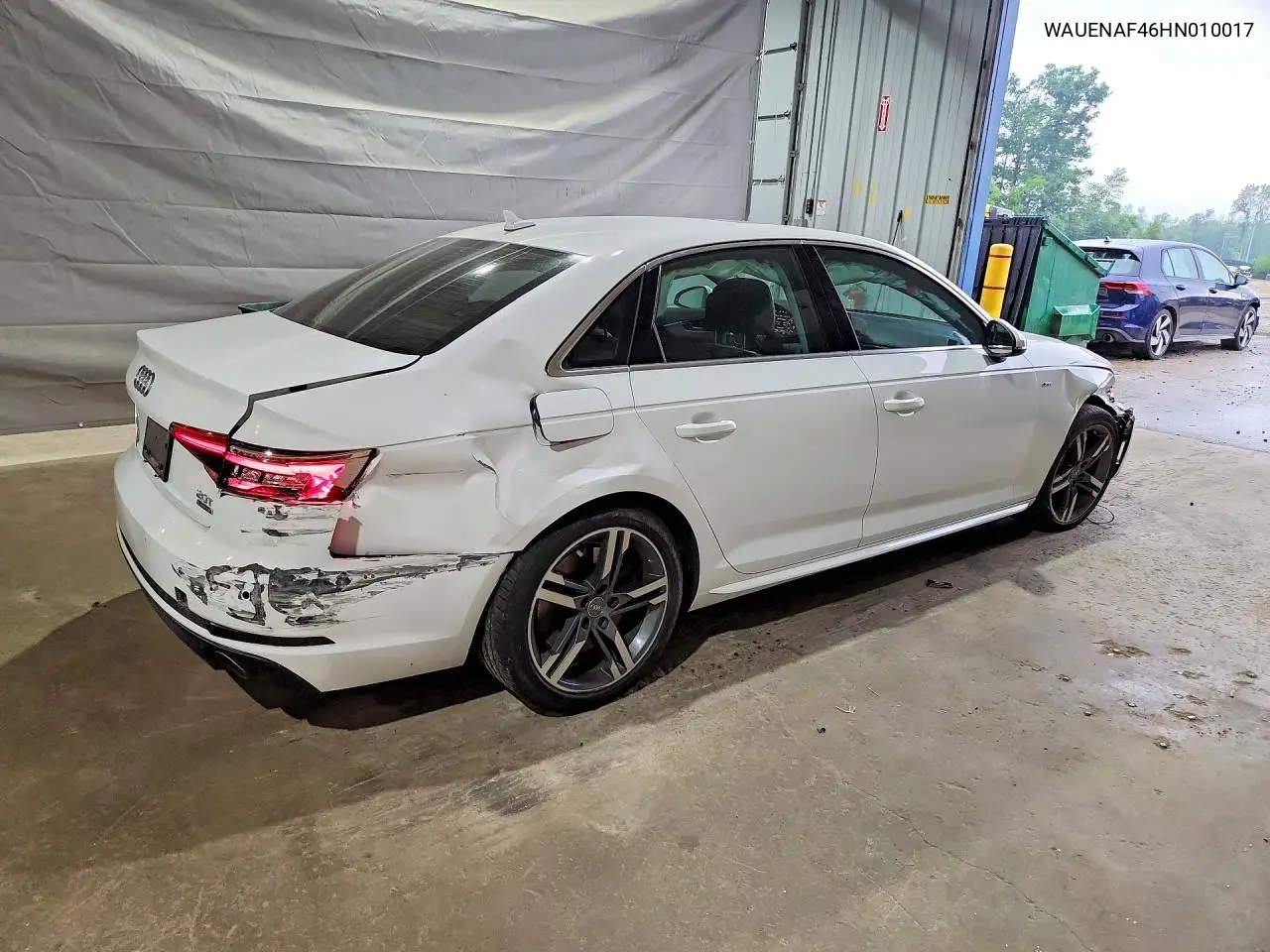 2017 Audi A4 Premium Plus VIN: WAUENAF46HN010017 Lot: 59237216