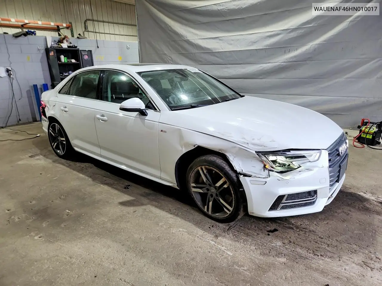 2017 Audi A4 Premium Plus VIN: WAUENAF46HN010017 Lot: 59237216