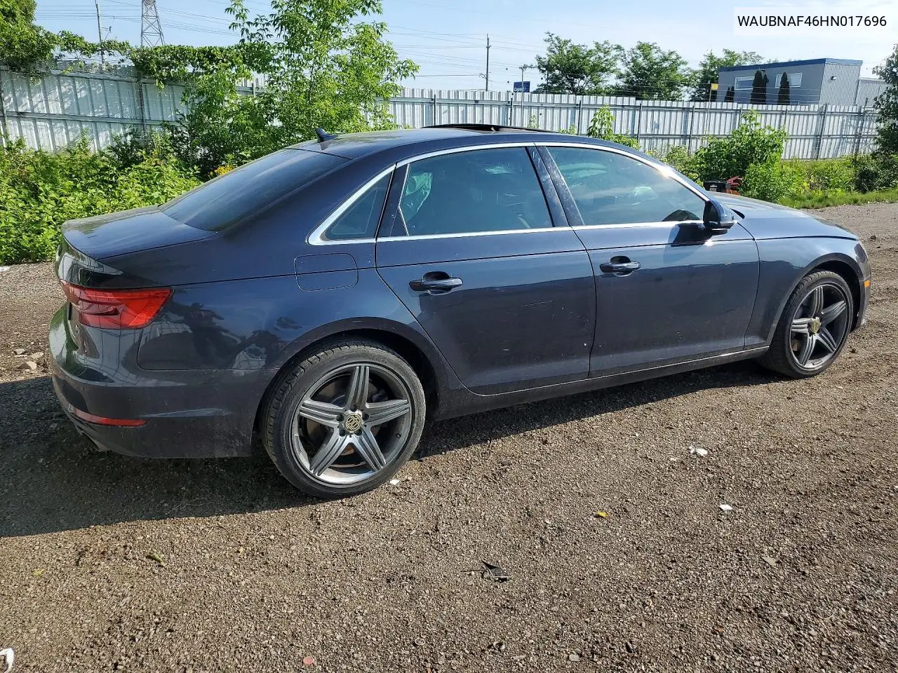 2017 Audi A4 Progressiv VIN: WAUBNAF46HN017696 Lot: 59654806