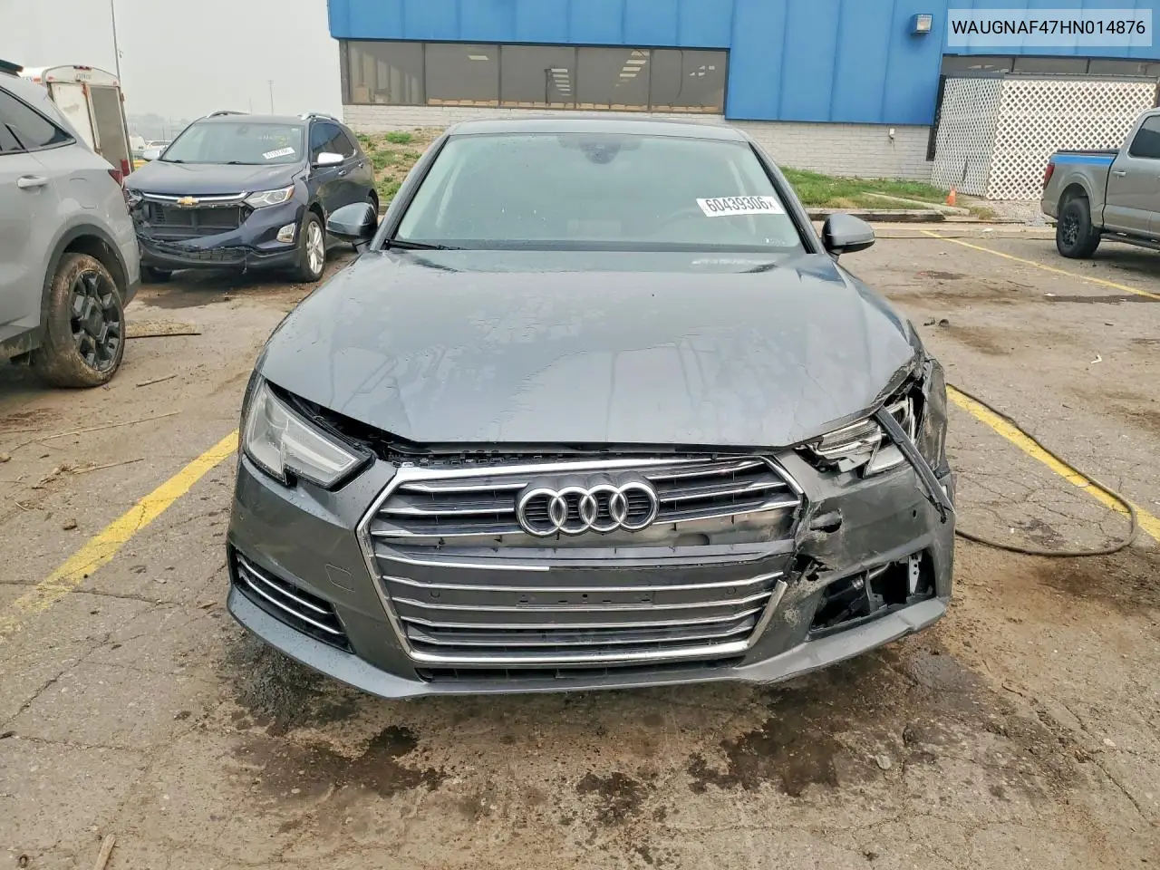 2017 Audi A4 Premium VIN: WAUGNAF47HN014876 Lot: 60439306