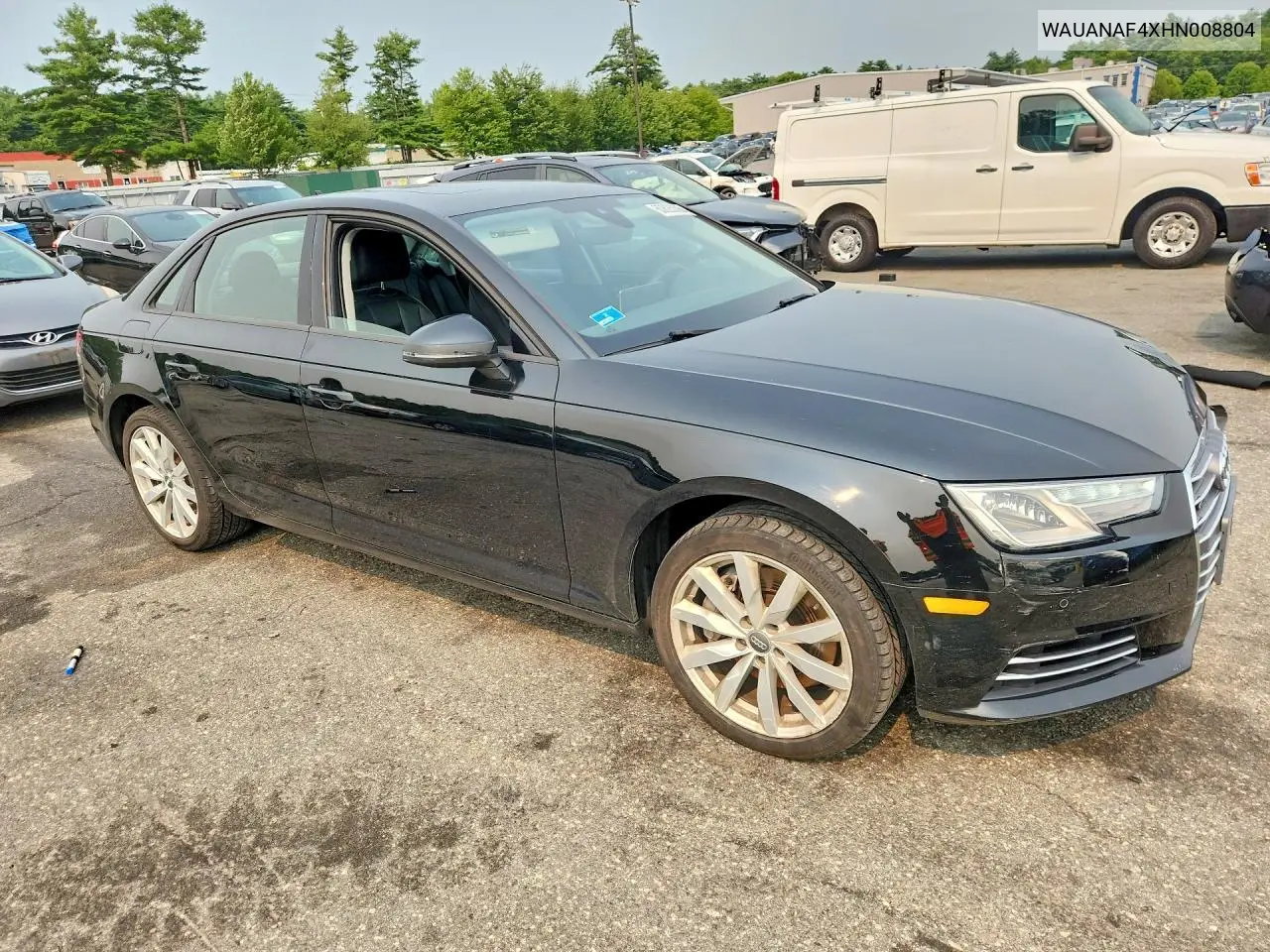 2017 Audi A4 Premium VIN: WAUANAF4XHN008804 Lot: 60825086