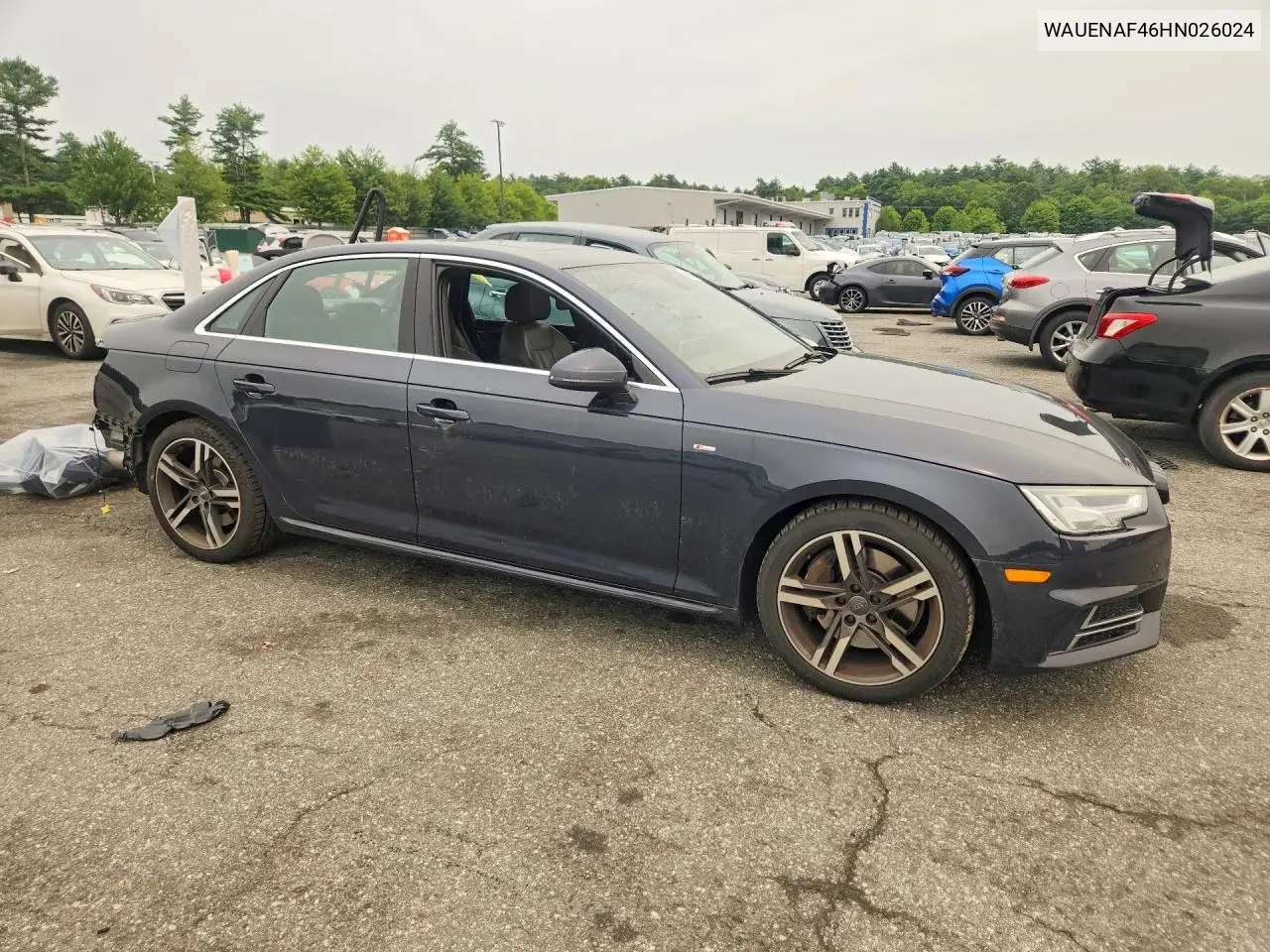 2017 Audi A4 Premium Plus VIN: WAUENAF46HN026024 Lot: 60848546