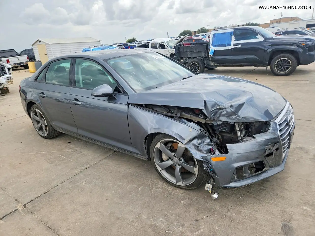 2017 Audi A4 Premium VIN: WAUANAF46HN023154 Lot: 61117066