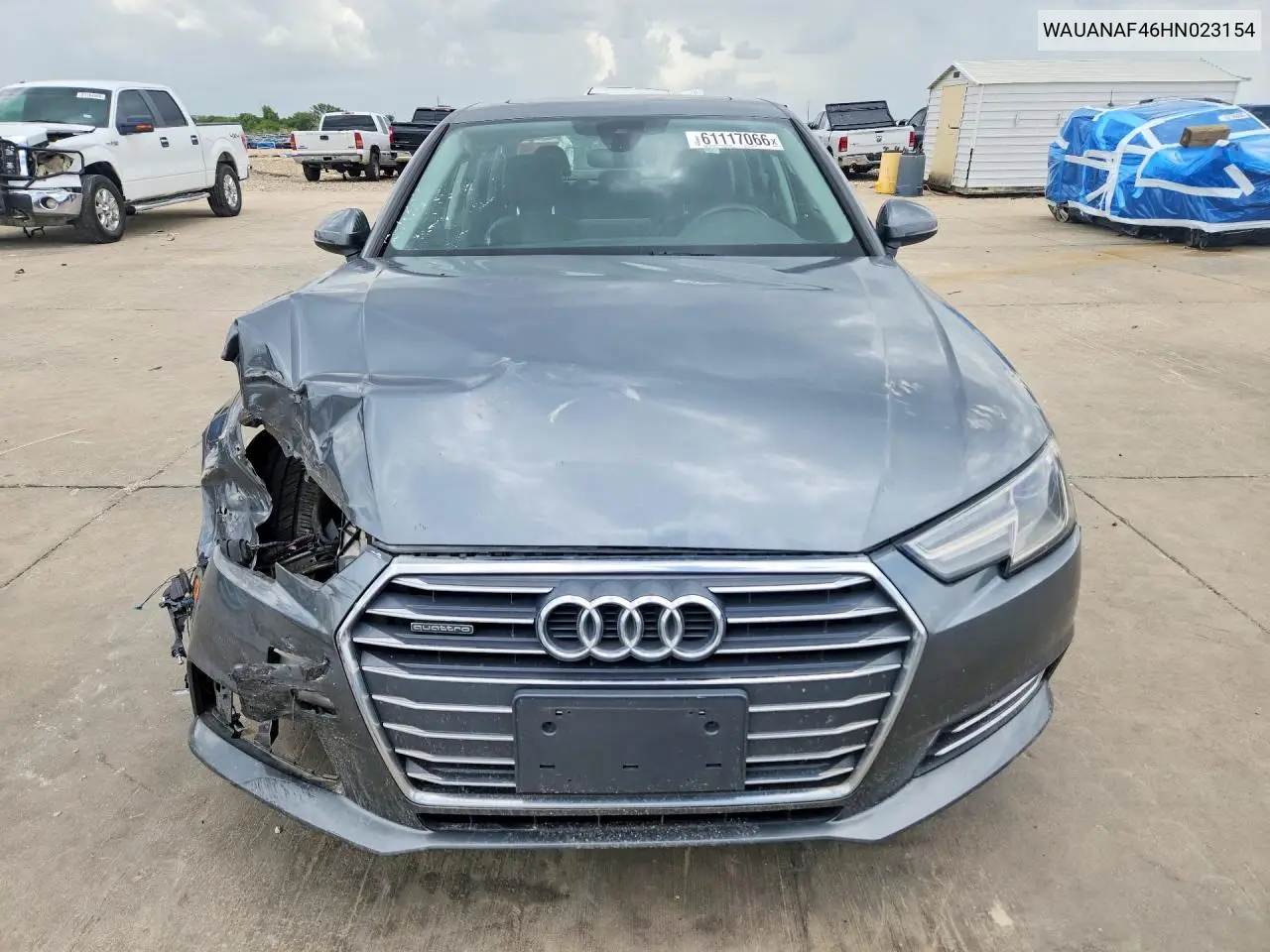 2017 Audi A4 Premium VIN: WAUANAF46HN023154 Lot: 61117066