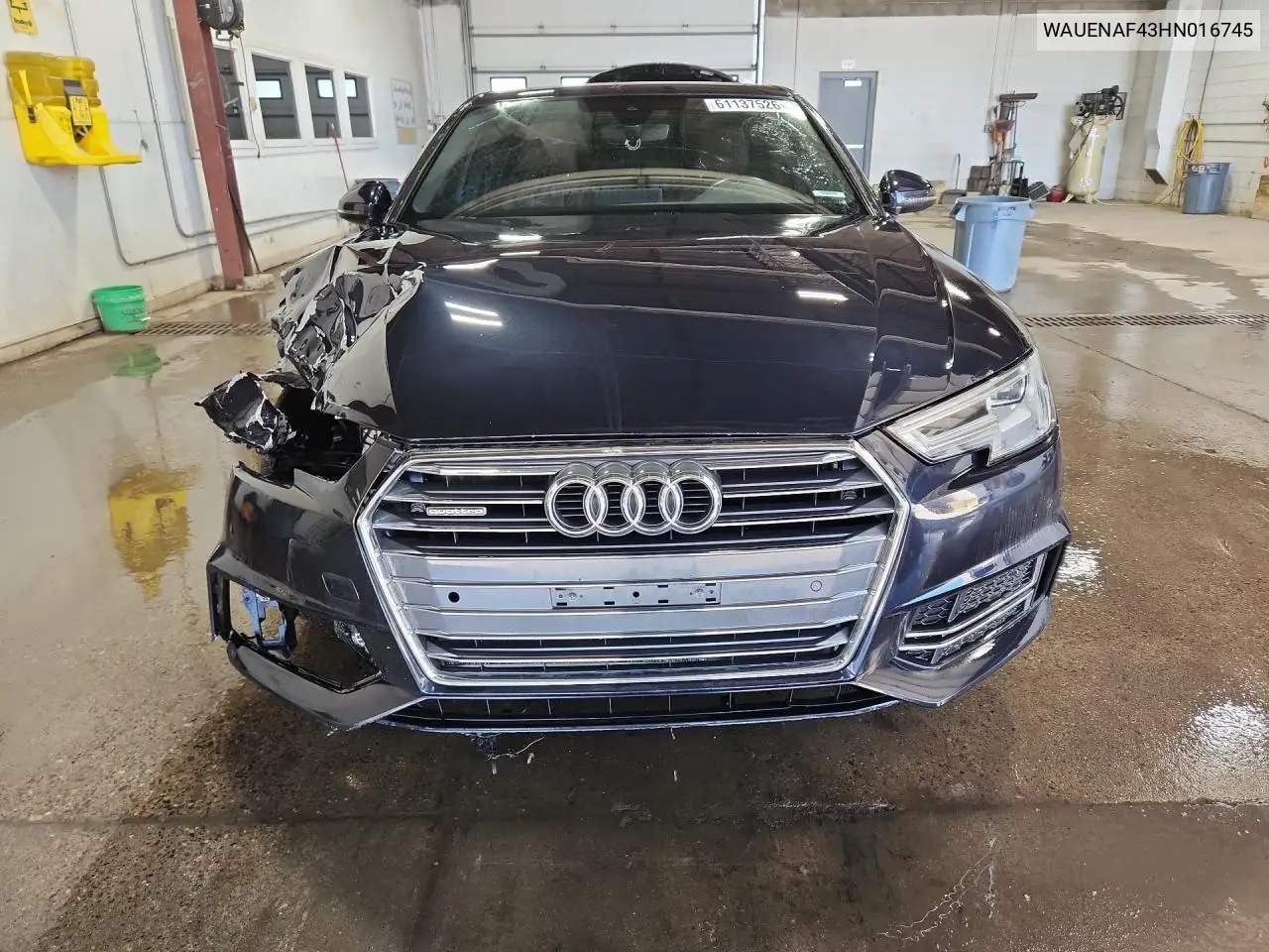 2017 Audi A4 Premium Plus VIN: WAUENAF43HN016745 Lot: 61137526