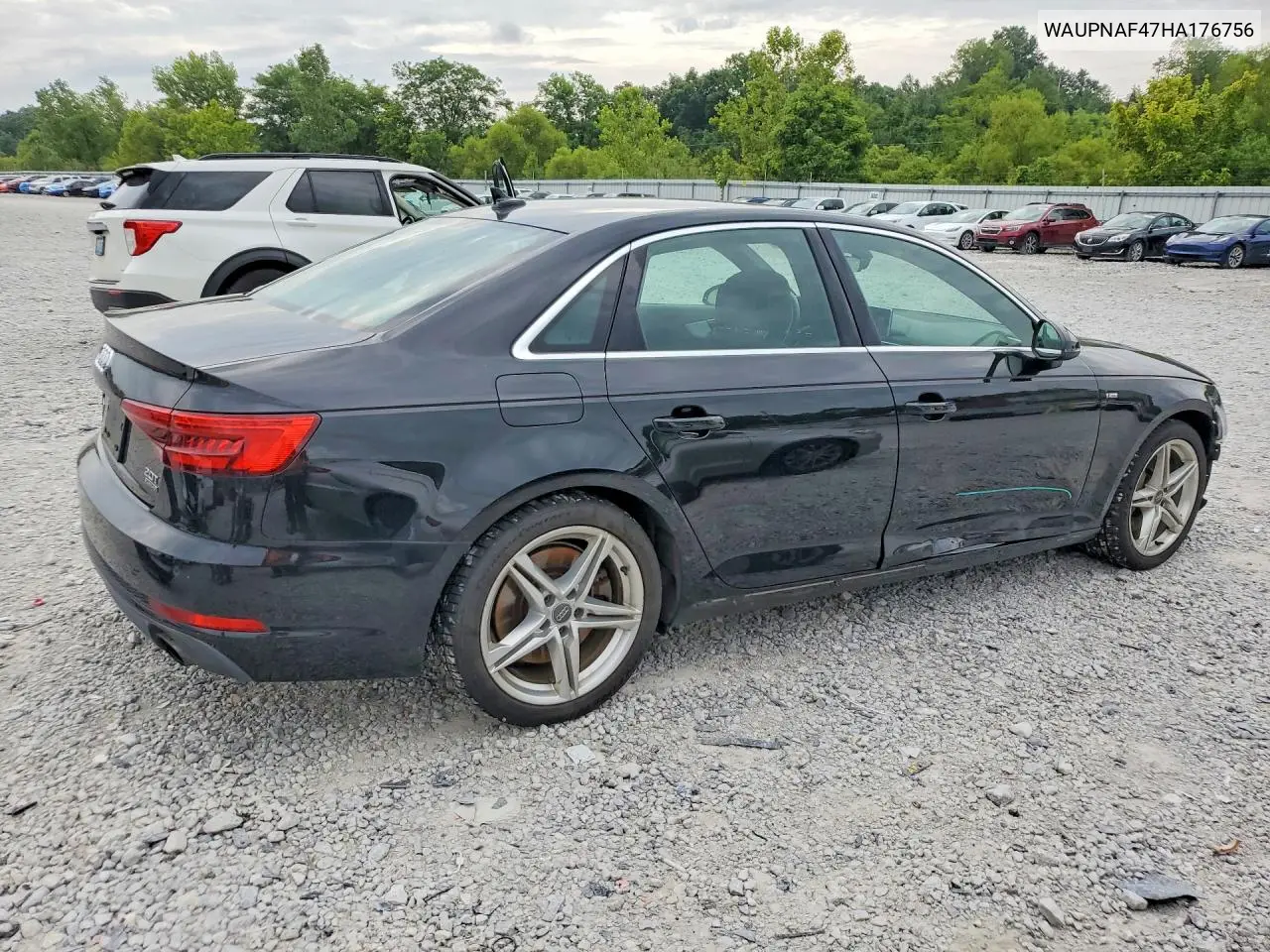 2017 Audi A4 Premium Plus VIN: WAUPNAF47HA176756 Lot: 61525266