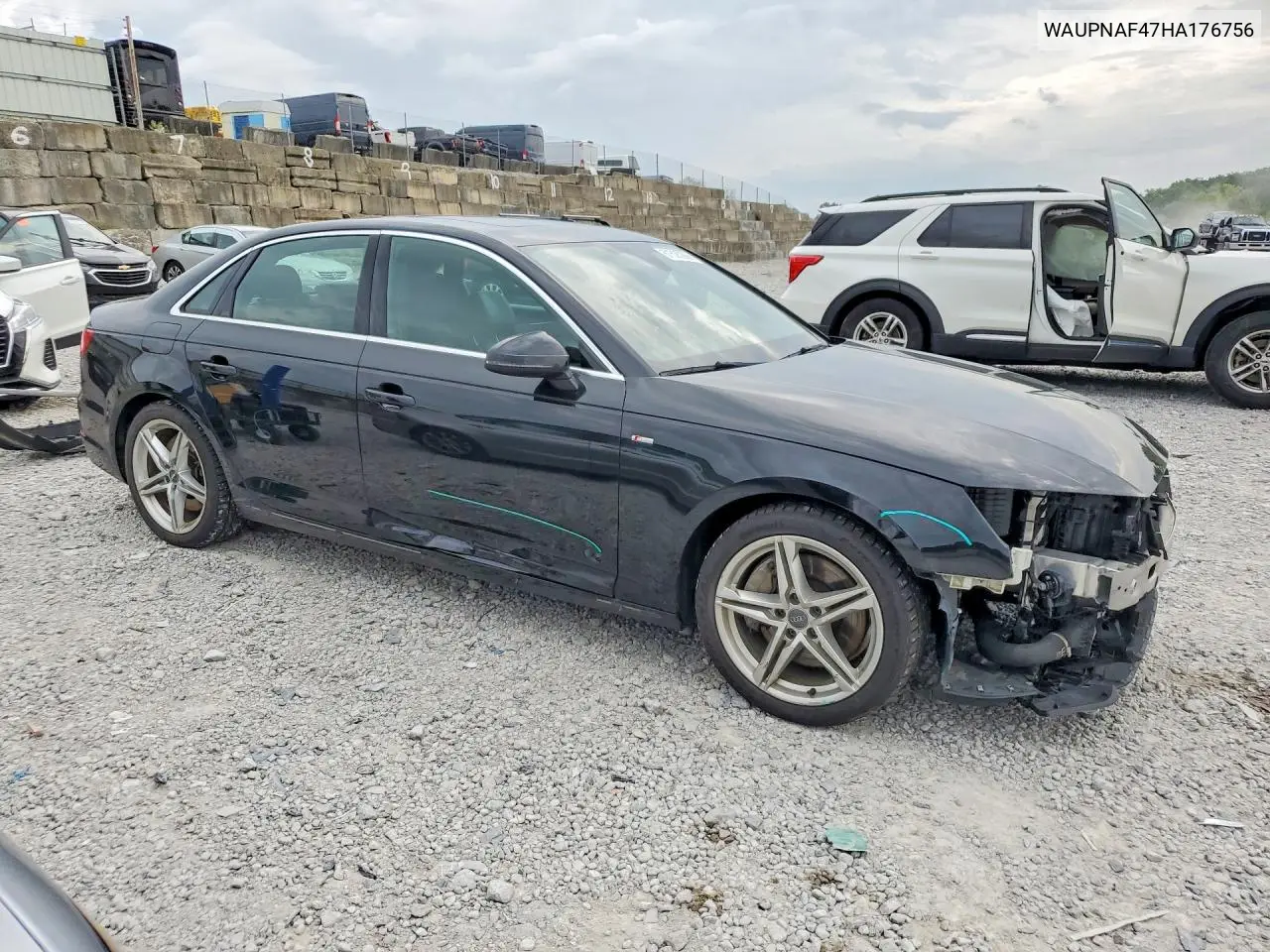 2017 Audi A4 Premium Plus VIN: WAUPNAF47HA176756 Lot: 61525266