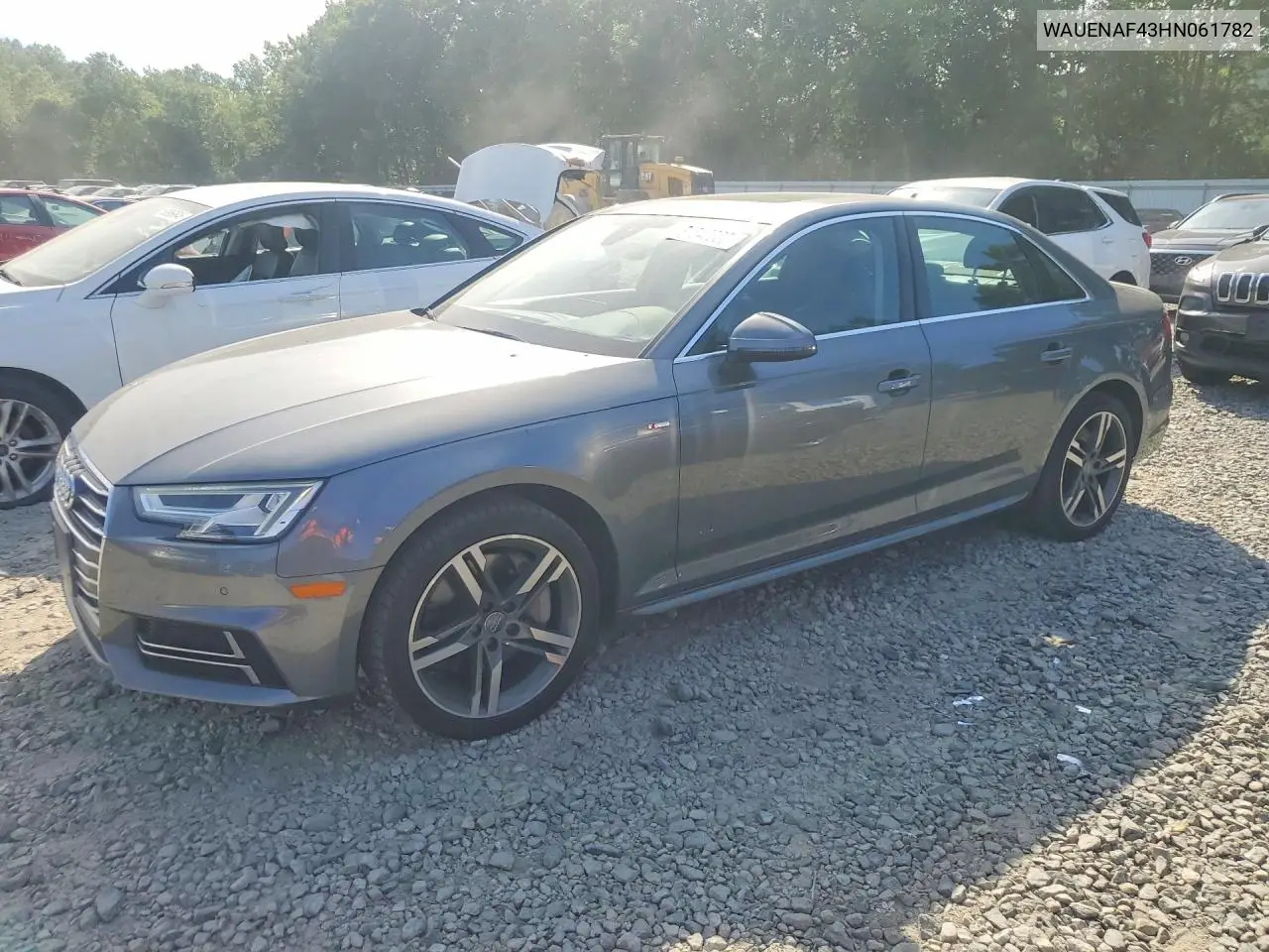 2017 Audi A4 Premium Plus VIN: WAUENAF43HN061782 Lot: 61540606