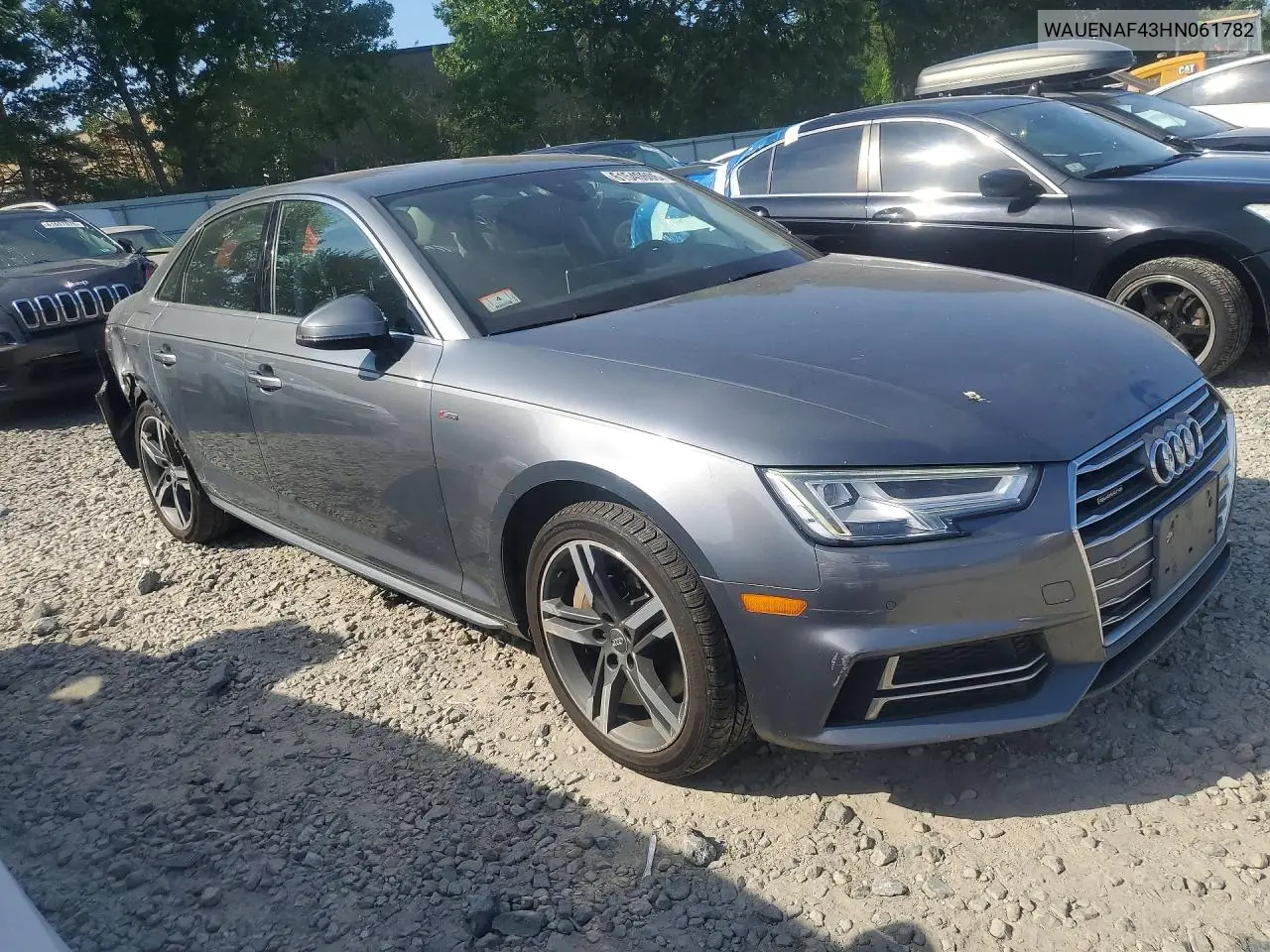 2017 Audi A4 Premium Plus VIN: WAUENAF43HN061782 Lot: 61540606
