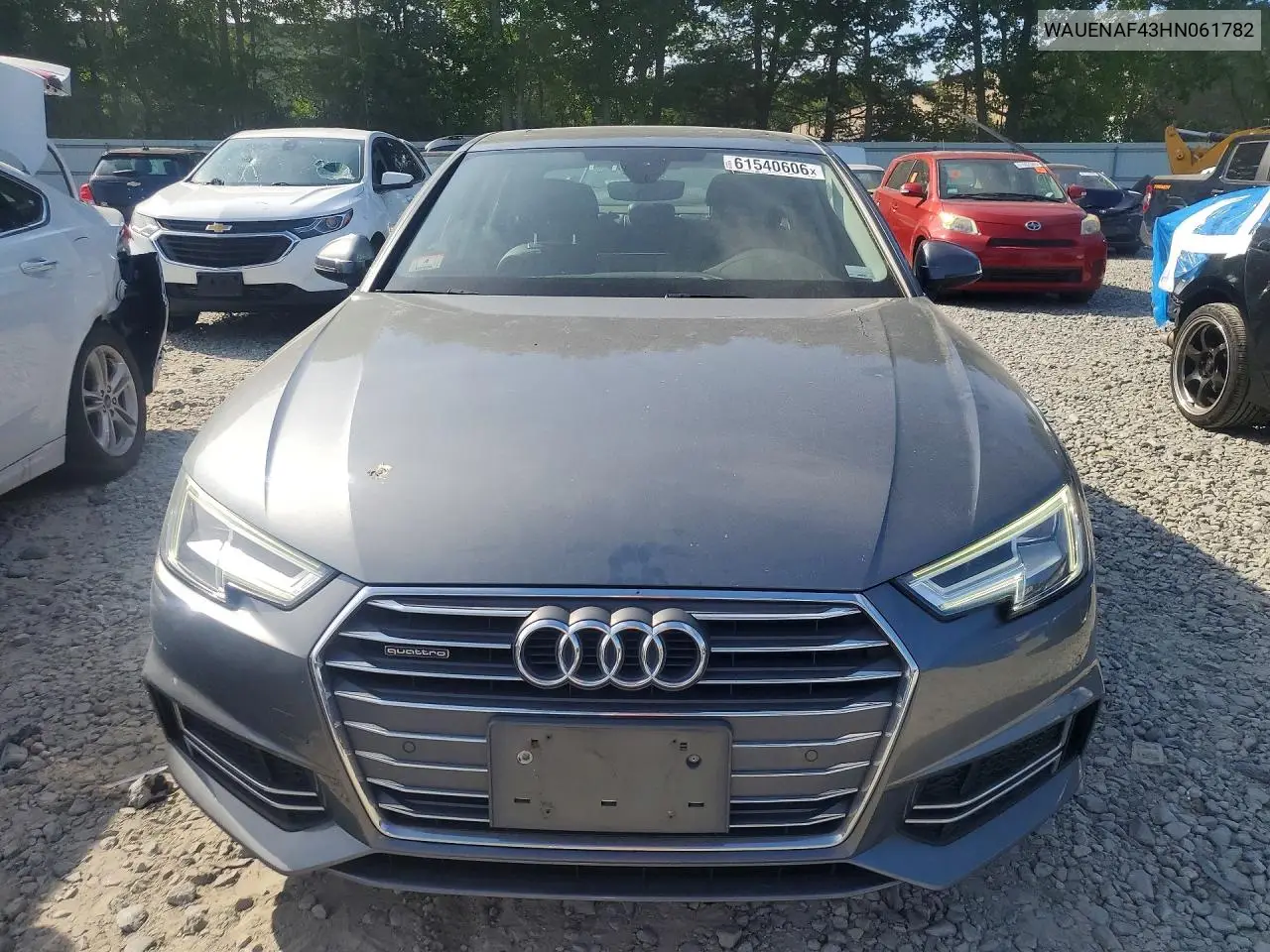 2017 Audi A4 Premium Plus VIN: WAUENAF43HN061782 Lot: 61540606