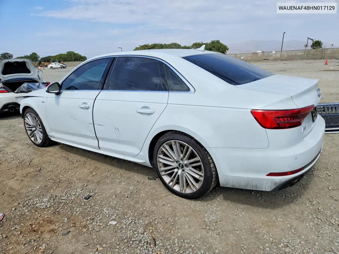 2017 Audi A4 Premium Plus VIN: WAUENAF48HN017129 Lot: 61616706