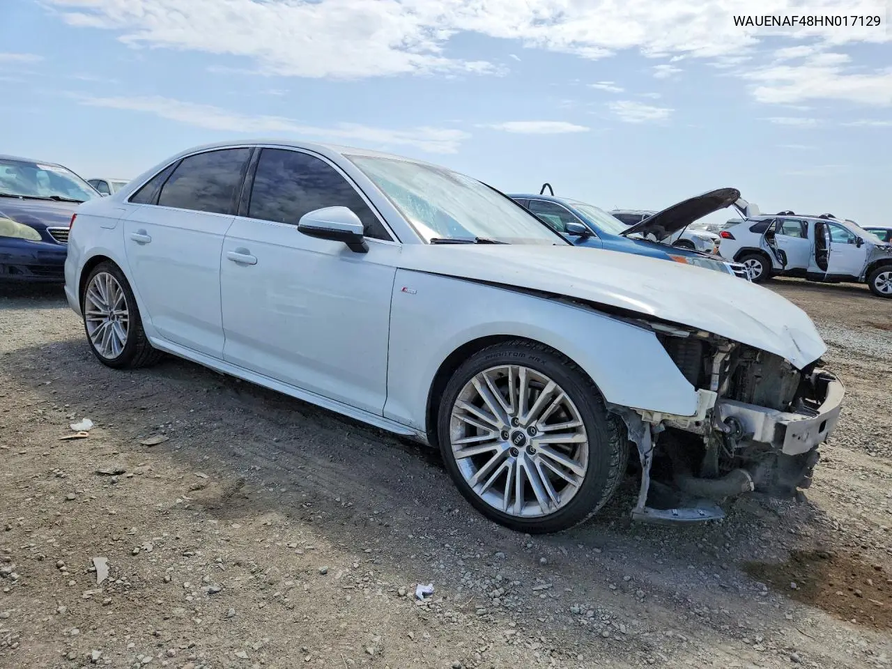 2017 Audi A4 Premium Plus VIN: WAUENAF48HN017129 Lot: 61616706
