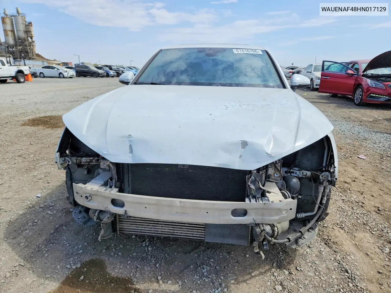 2017 Audi A4 Premium Plus VIN: WAUENAF48HN017129 Lot: 61616706