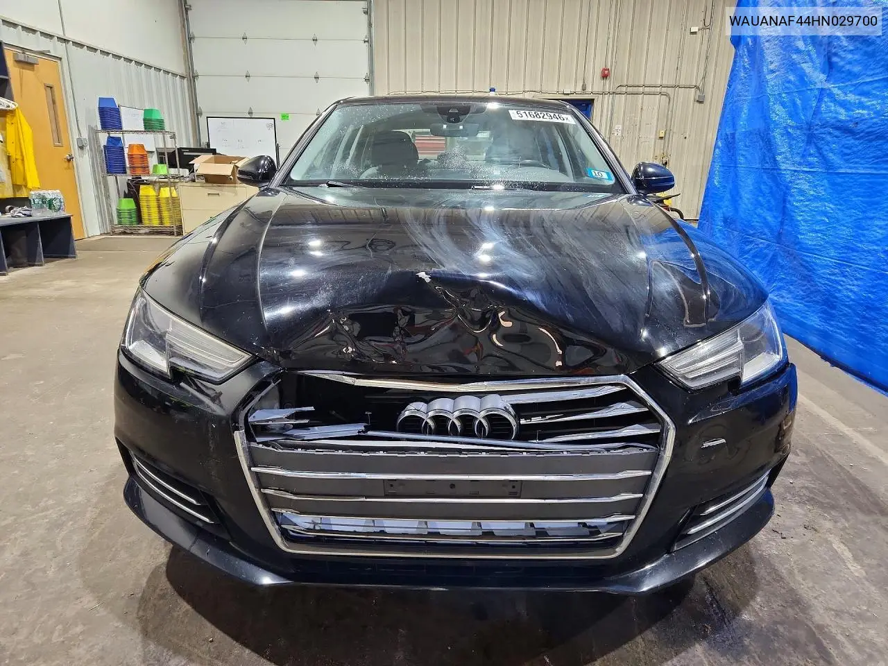 2017 Audi A4 Premium VIN: WAUANAF44HN029700 Lot: 61682946