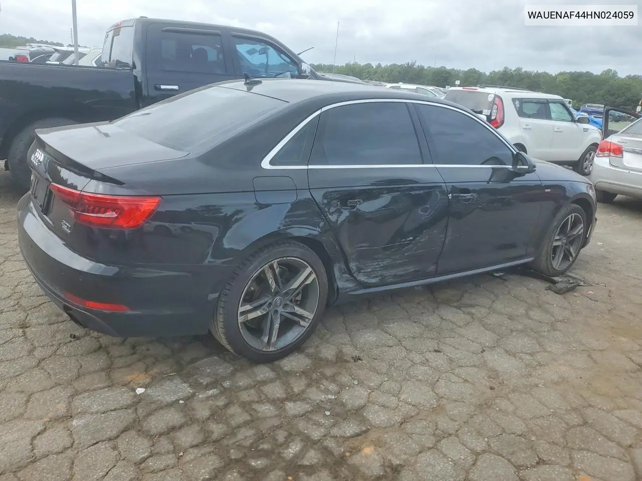 2017 Audi A4 Premium Plus VIN: WAUENAF44HN024059 Lot: 61702056