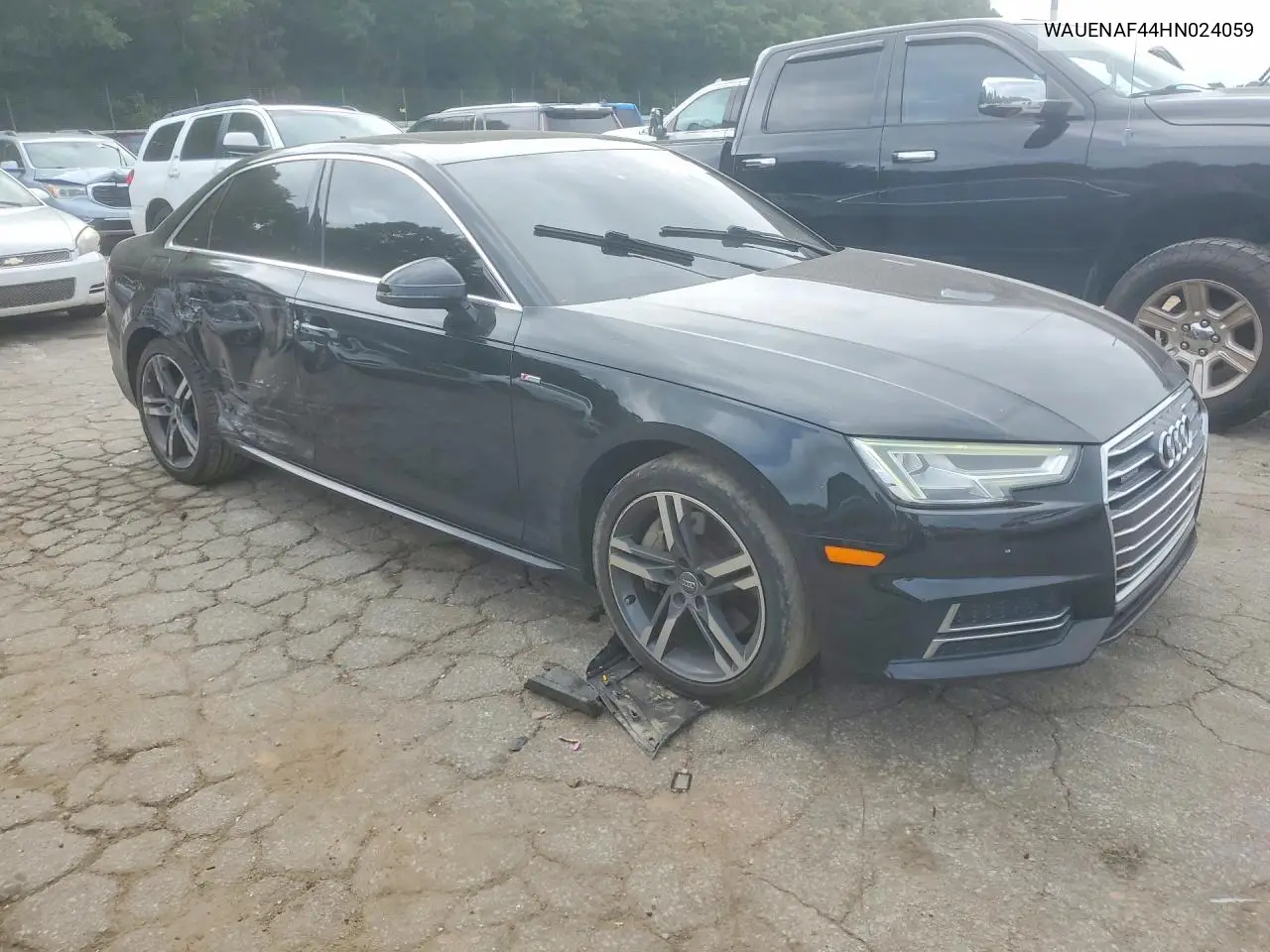 2017 Audi A4 Premium Plus VIN: WAUENAF44HN024059 Lot: 61702056